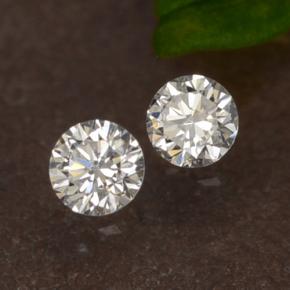 0,07 ct natürliche weißer Diamant-Edelsteine, Rundschliff, VS-SI