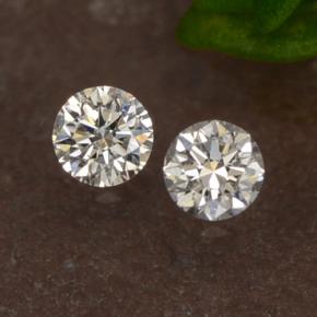 0.06 ct natürliche Weiß Diamant-Edelsteine, Rund Schliff, VS-SI