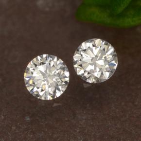 0.06 ct natürliche Weiß Diamant-Edelsteine, Rund Schliff, VS-SI
