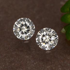 0,05 ct natürliche weißer Diamant-Edelsteine, Rundschliff, VS-SI