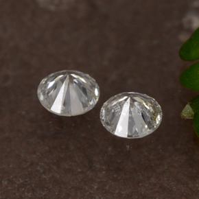 0,05 ct natürliche weißer Diamant-Edelsteine, Rundschliff, VS-SI