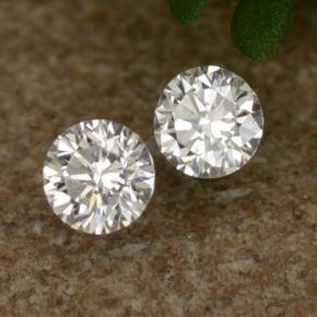 0,07 ct natürliche weißer Diamant-Edelsteine, Rundschliff, VS-SI