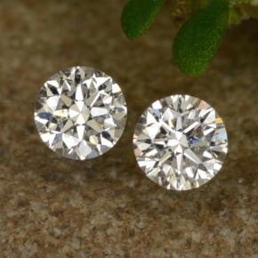 0,07 ct natürliche weißer Diamant-Edelsteine, Rundschliff, VS-SI