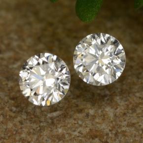 0,07 ct natürliche weißer Diamant-Edelsteine, Rundschliff, VS-SI