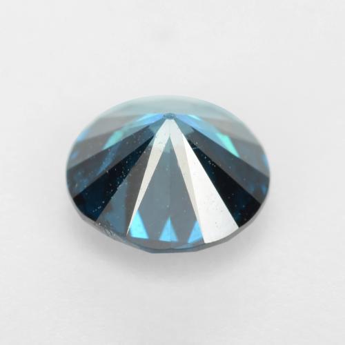 0,42 ctw natürlicher blauer Diamant, Rundschliff, VS-SI