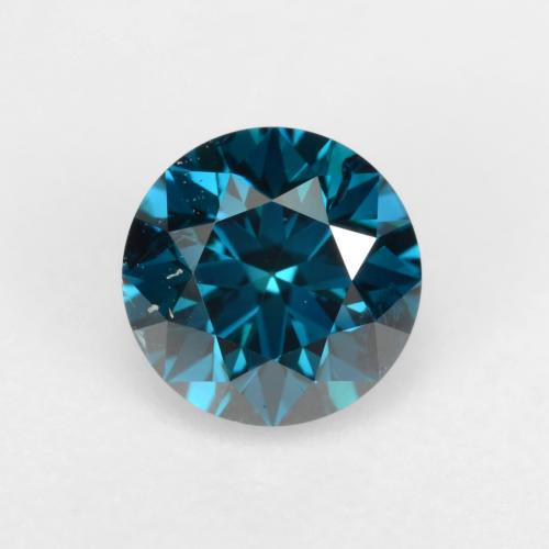 9,17 ctw natürlicher London Blau Diamant, Rund Schliff, VS-SI