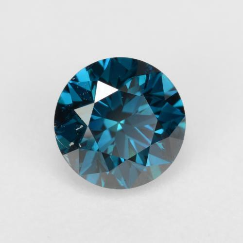 9,17 ctw natürlicher London Blau Diamant, Rund Schliff, VS-SI