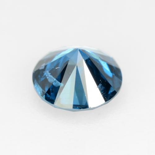 0,32 ctw natürlicher blauer Diamant, Rundschliff, SI