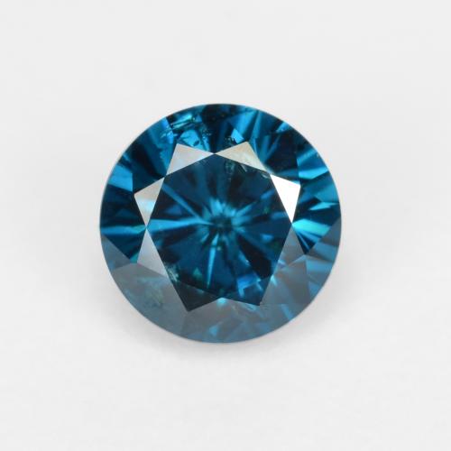 0,28 ctw natürlicher blauer Diamant, Rundschliff, VS-SI