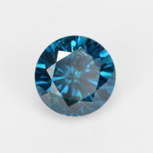 0,28 ctw natürlicher blauer Diamant, Rundschliff, VS-SI