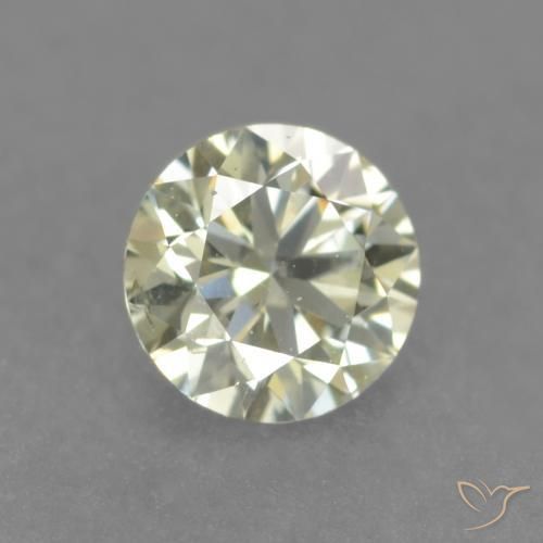 9,17 ctw natürlicher Blasses Gelb Diamant, Runden, VS