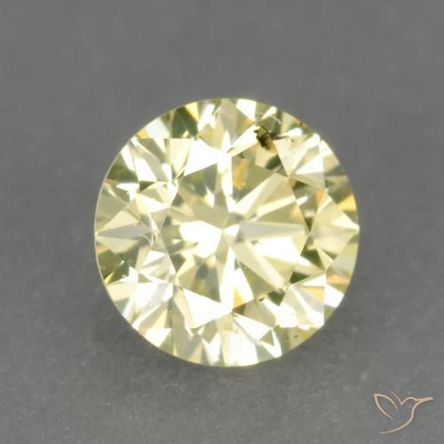 9,17 ctw natürlicher Zitronengelb Diamant, Runden, VS
