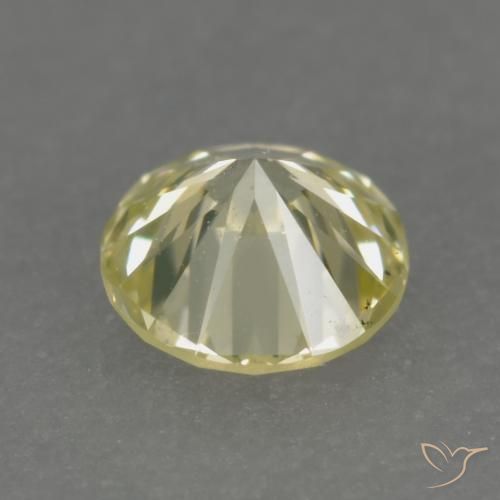 9,17 ctw natürlicher Zitronengelb Diamant, Runden, VS
