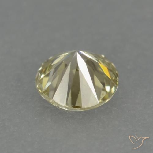9,17 ctw natürlicher gold-gelb Diamant, Runden, VS-SI