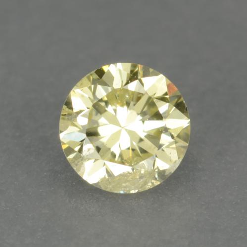 0,15 ctw natürlicher gelber Diamant, Rundschliff, VS-SI