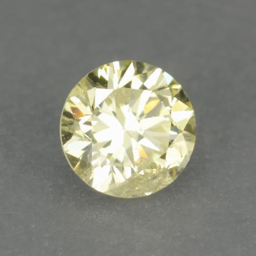 0,15 ctw natürlicher gelber Diamant, Rundschliff, VS-SI