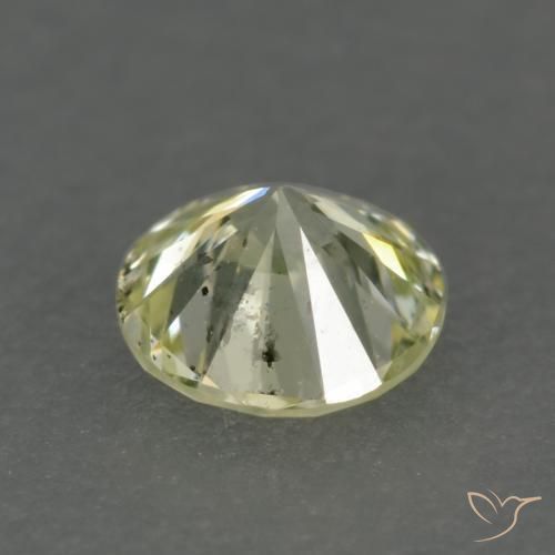 9,17 ctw natürlicher Mittelhelles Gelb Diamant, Runden, VS-SI