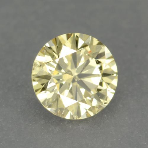 9,17 ctw natürlicher Mittelhelles Gelb Diamant, Rund Schliff, VS-SI