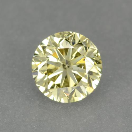 9,17 ctw natürlicher Zitronengelb Diamant, Rund Schliff, VS-SI