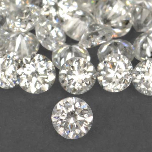 0,19 ct natürliche weißer Diamant-Edelsteine, Rundschliff, VS-SI