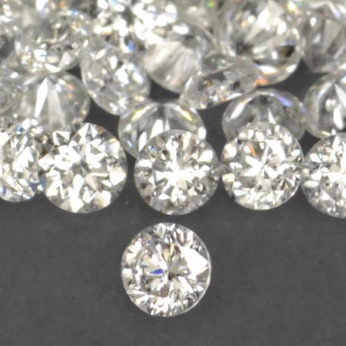 0,19 ct natürliche weißer Diamant-Edelsteine, Rundschliff, VS-SI