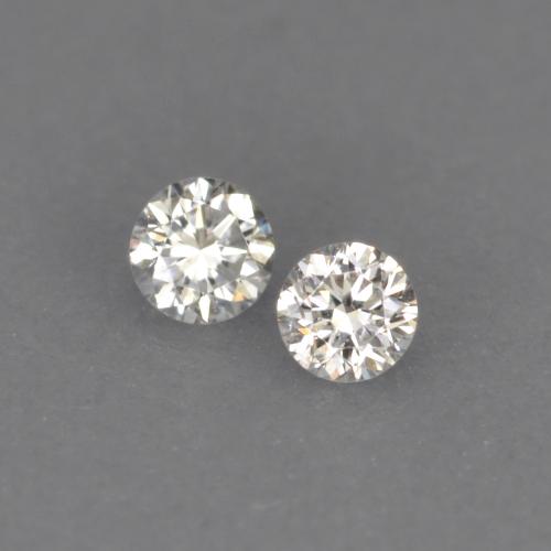 0.04 ct natürliche Warmweiß Diamant-Edelsteine, Rund Schliff, VVS-VS