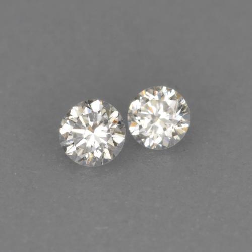 0.04 ct natürliche Warmweiß Diamant-Edelsteine, Rund Schliff, VVS-VS
