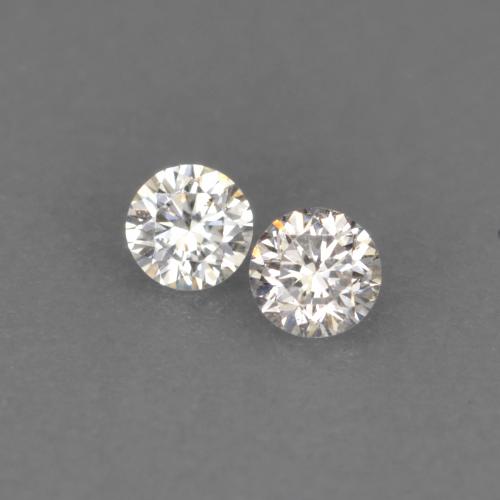 0.03 ct natürliche Warmweiß Diamant-Edelsteine, Rund Schliff, VVS-VS