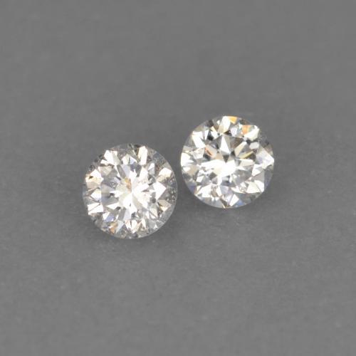0,02 ct natürliche weißer Diamant-Edelsteine, Rundschliff, VVS-VS