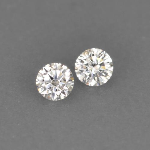 0.03 ct natürliche Warmweiß Diamant-Edelsteine, Rund Schliff, VVS-VS