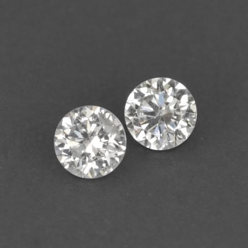 0,03 ct natürliche weißer Diamant-Edelsteine, Rundschliff, VVS-VS