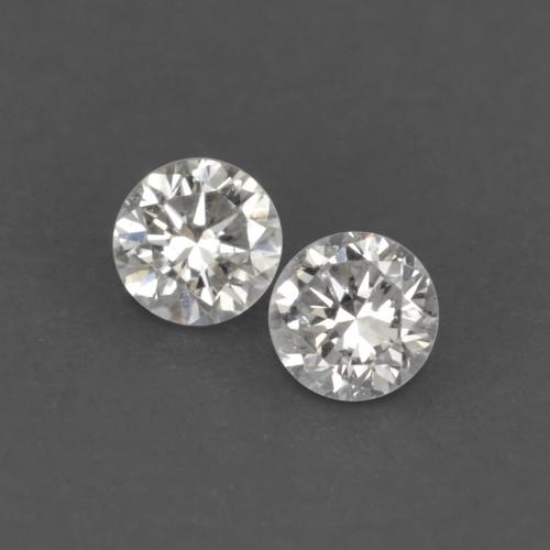 0,02 ct natürliche weißer Diamant-Edelsteine, Rundschliff, VVS-VS