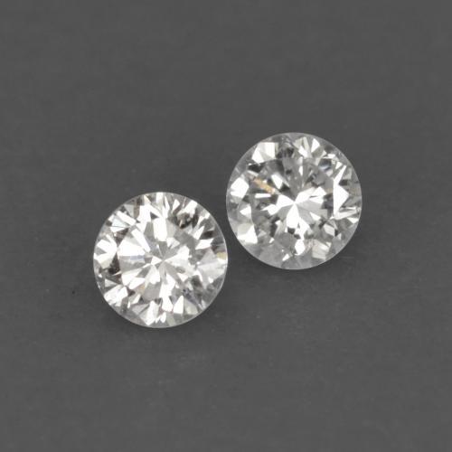 0,02 ct natürliche weißer Diamant-Edelsteine, Rundschliff, VVS-VS