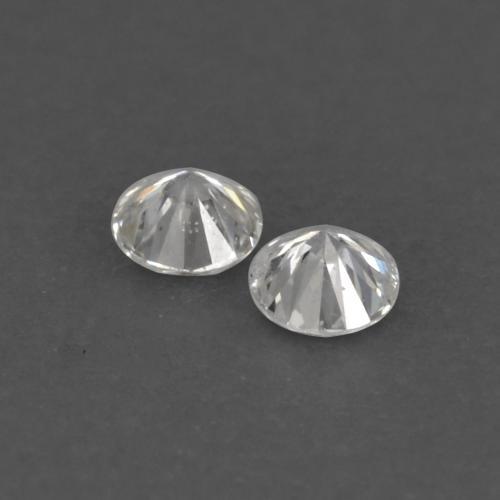 0,02 ct natürliche weißer Diamant-Edelsteine, Rundschliff, VVS-VS