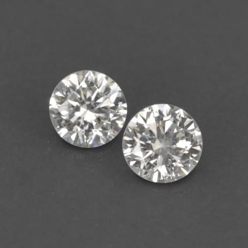 0,04 ct natürliche weißer Diamant-Edelsteine, Rundschliff, VVS-VS