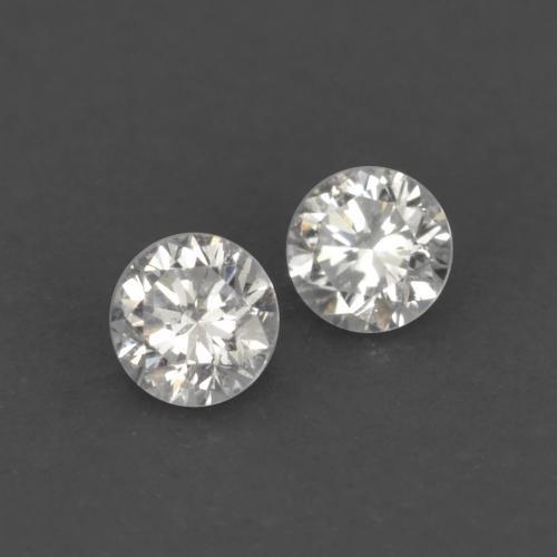 0,03 ct natürliche weißer Diamant-Edelsteine, Rundschliff, VVS-VS