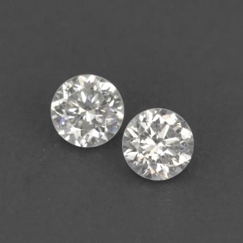 0.02 ct natürliche Warmweiß Diamant-Edelsteine, Rund Schliff, VVS-VS