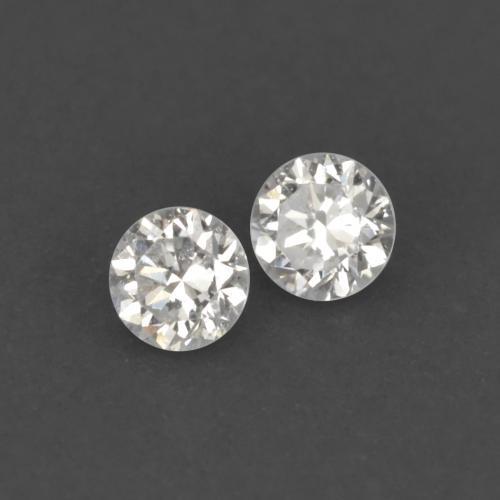 0.04 ct natürliche Warmweiß Diamant-Edelsteine, Rund Schliff, VVS-VS