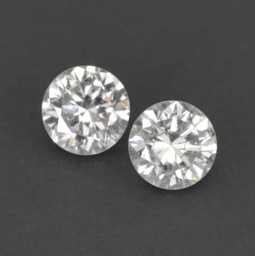0,03 ct natürliche weißer Diamant-Edelsteine, Rundschliff, VVS-VS