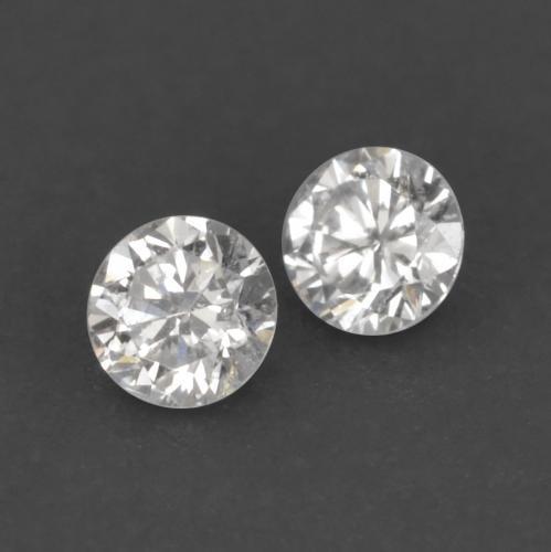 0,03 ct natürliche weißer Diamant-Edelsteine, Rundschliff, VVS-VS