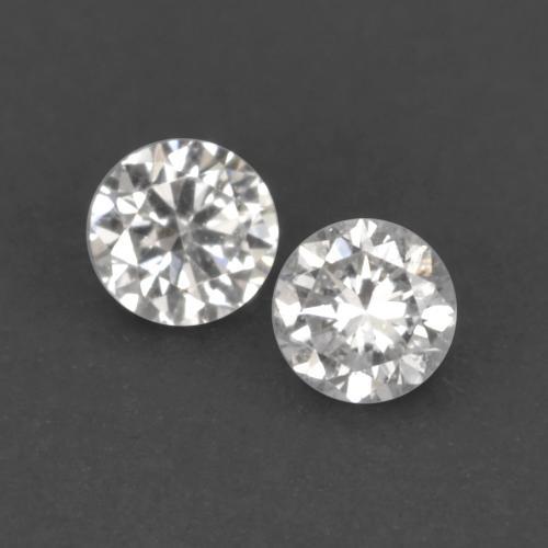 0,02 ct natürliche weißer Diamant-Edelsteine, Rundschliff, VVS-VS