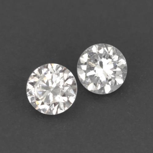 0,02 ct natürliche weißer Diamant-Edelsteine, Rundschliff, VVS-VS