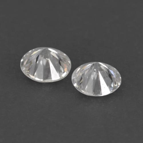 0,02 ct natürliche weißer Diamant-Edelsteine, Rundschliff, VVS-VS