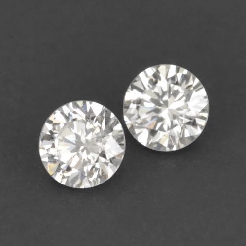0,04 ct natürliche weißer Diamant-Edelsteine, Rundschliff, VVS-VS