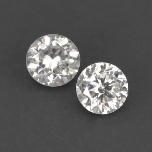 0,03 ct natürliche weißer Diamant-Edelsteine, Rundschliff, VVS-VS