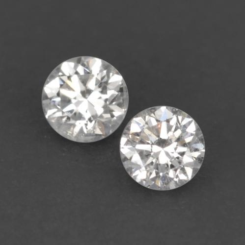 0,03 ct natürliche weißer Diamant-Edelsteine, Rundschliff, VVS-VS