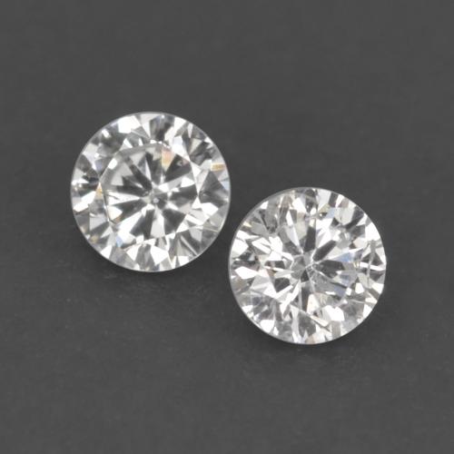 0,04 ct natürliche weißer Diamant-Edelsteine, Rundschliff, VVS-VS