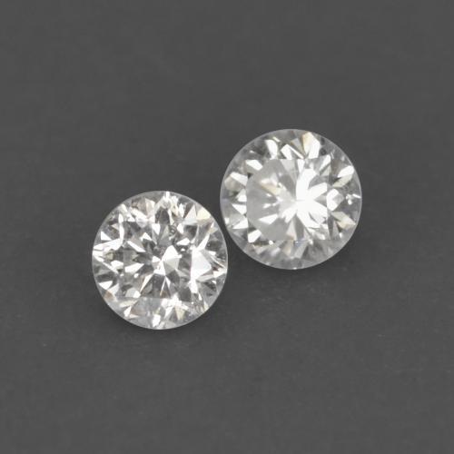 0,04 ct natürliche weißer Diamant-Edelsteine, Rundschliff, VS