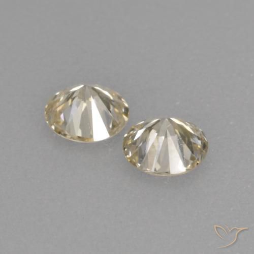 0.26 ct natürliche champagnerfarbend Diamant-Edelsteine, Runden, VVS-VS