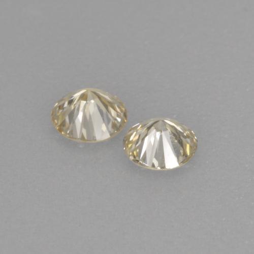 0,21 ct natürliche goldener Diamant-Edelsteine, Rundschliff, VVS-VS